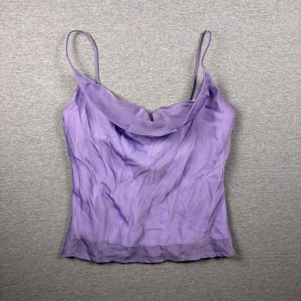 Y2k Fairy Tank Top Cami Purple Romantic Small Made in USA